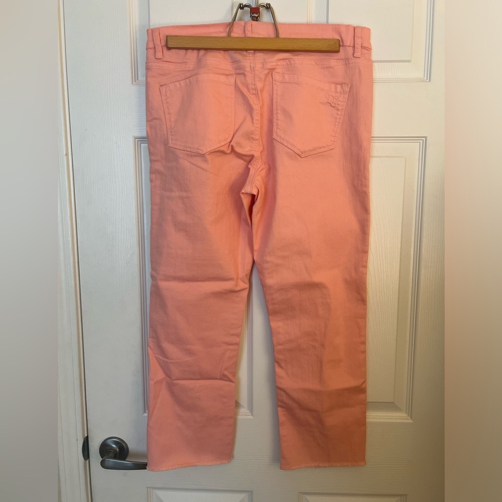 Any 3DG2 at $28 w/$4.99 shipping DIANE GILMAN DISTRESSED FLORAL ANKLE JEANS NWTS - Picture 4 of 10